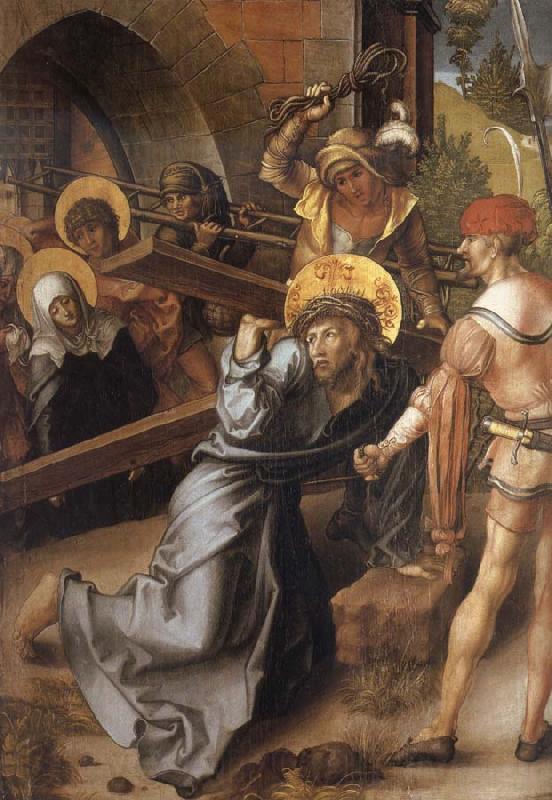 Albrecht Durer The Bearing of the Cross Norge oil painting art